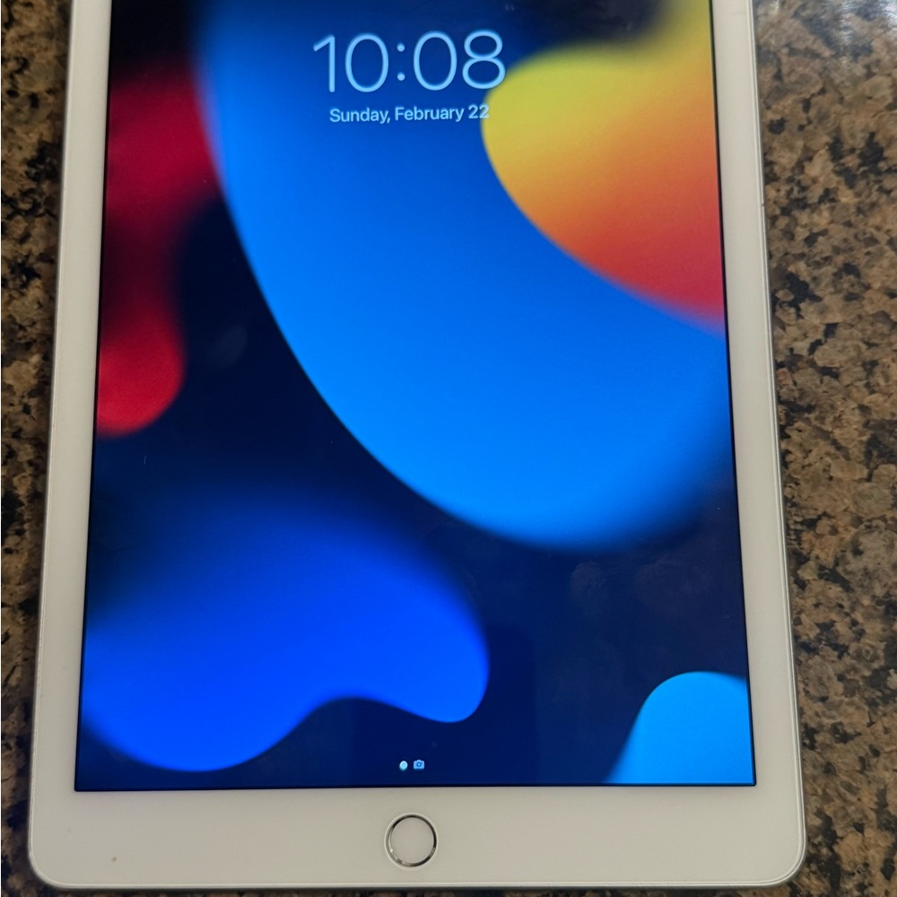 Apple Silver Tablet with Vibrant Display